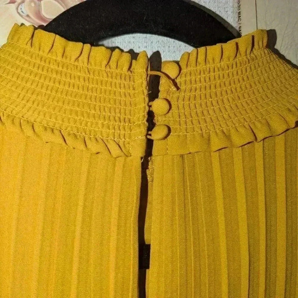 NWT Pleated A-Line High Neck Midi Dress Size 6 Nanette Lepore - Picture 7 of 7